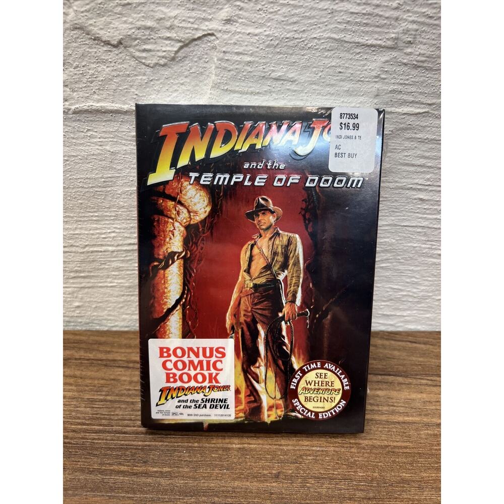 Indiana Jones and the Temple of Doom Special Edition DVD NEW + Shrine Sea Devil